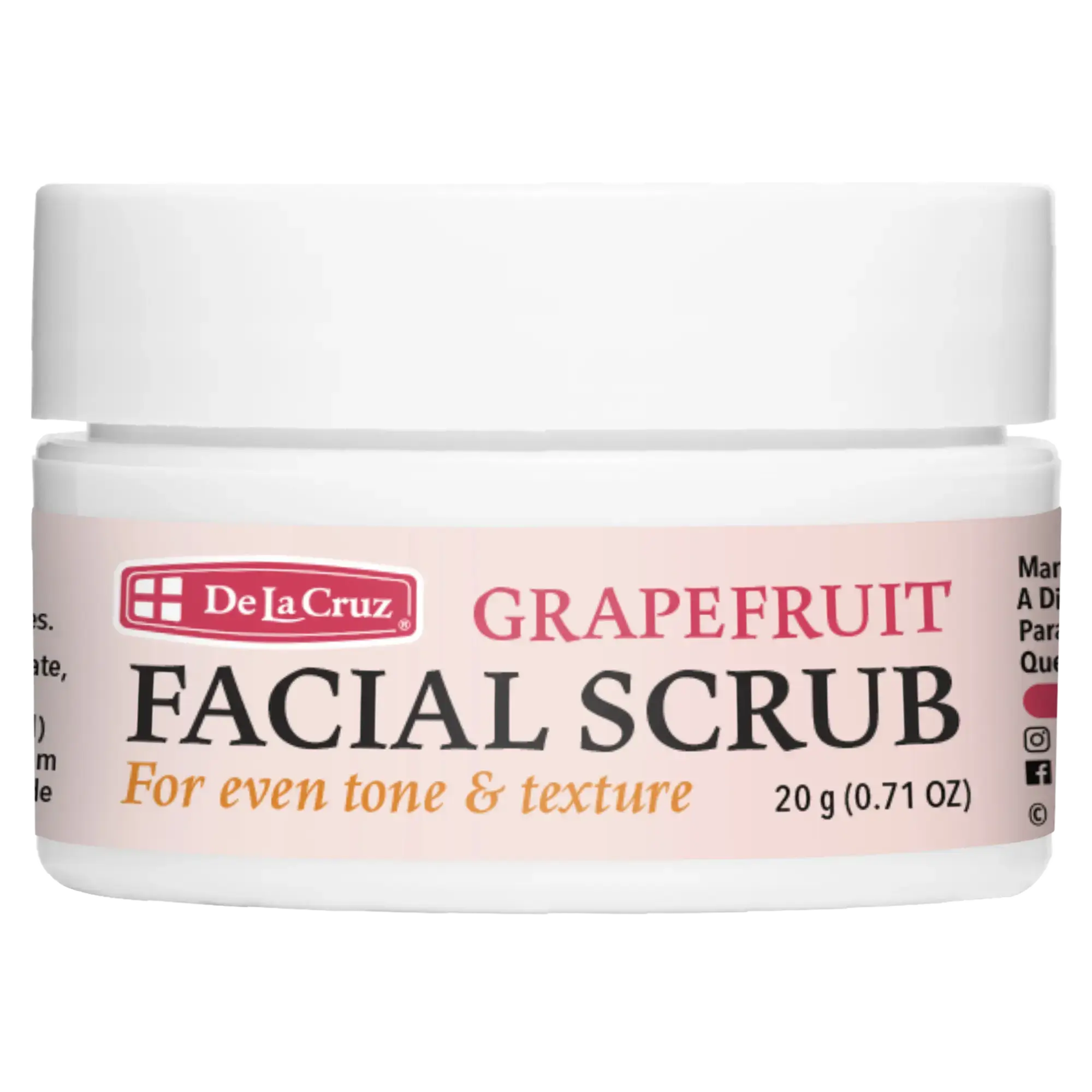 De La Cruz Grapefruit Facial Scrub