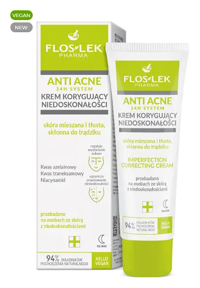 Flos-lek Anti Acne 24H System Imperfection Correcting Cream