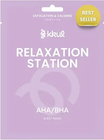Kkul Relaxation Station AHA/BHA Sheet Mask