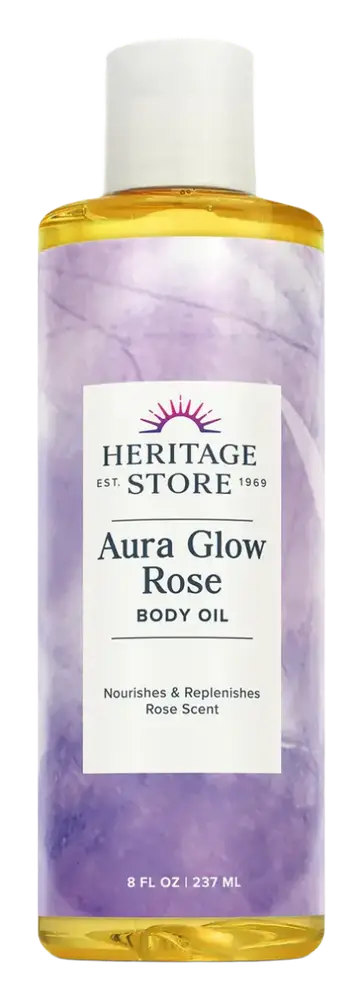 Heritage Store Aura Glow Rose Body Oil