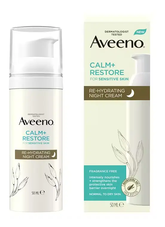 Aveeno Face Calm and Restore Re-Hydrating Night Cream