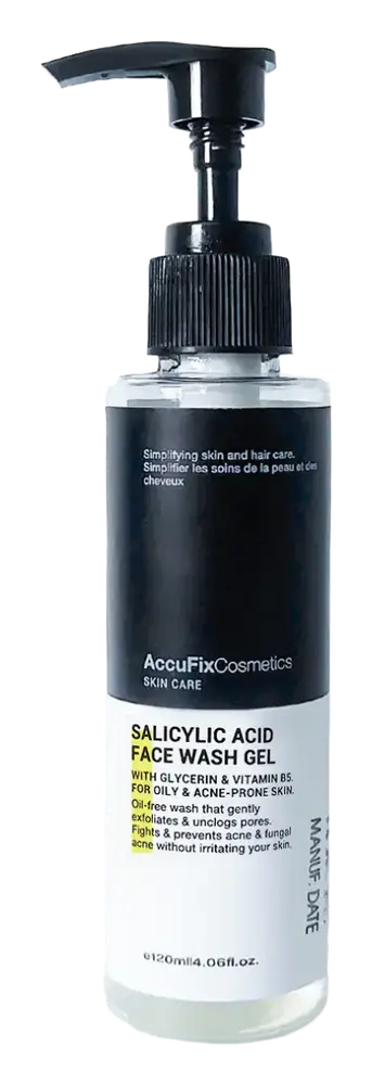 Accufix Cosmetics Salicylic Acid Face Wash Gel