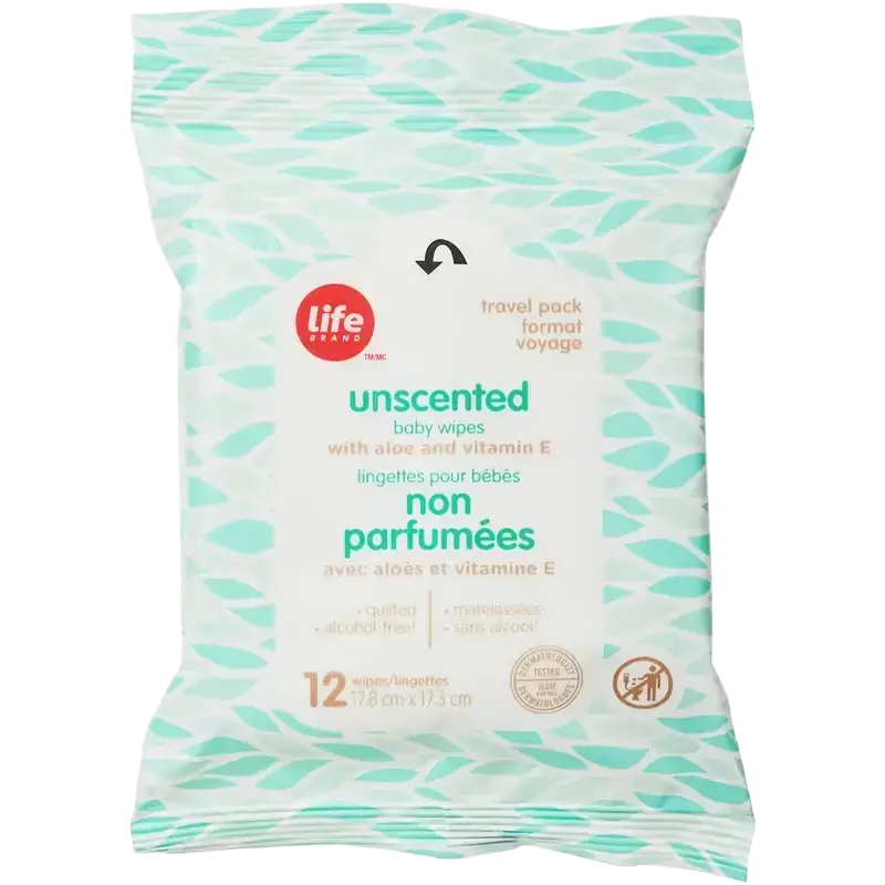 Life Baby Wipes Unscented