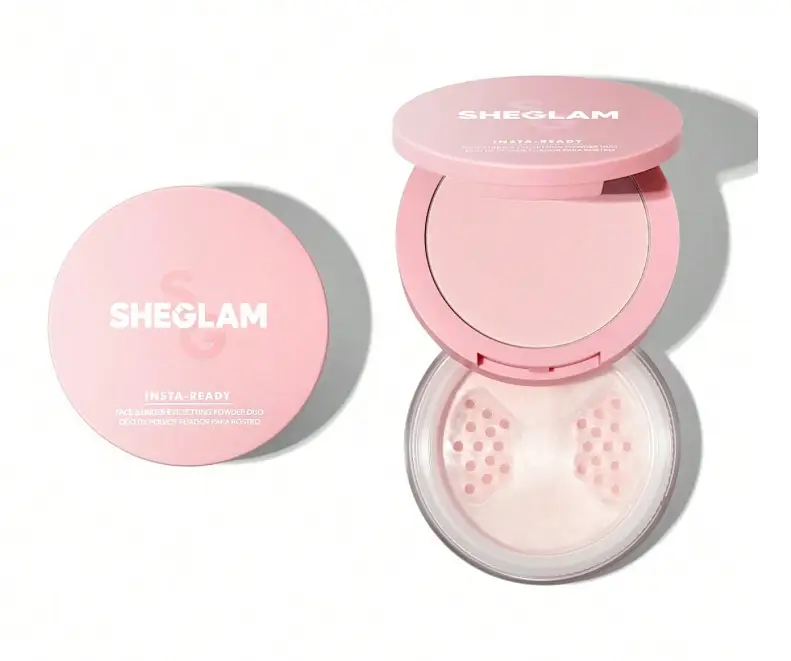 SHEGLAM Insta-Ready Face & Under Eye Setting Powder Duo Bubblegum