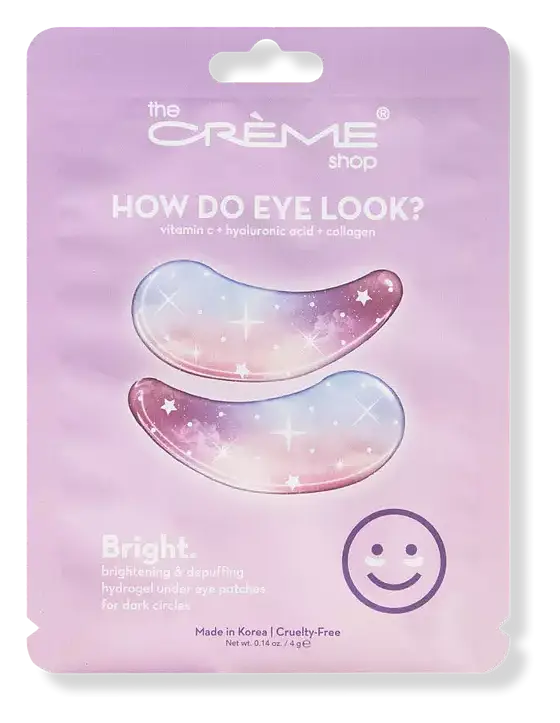The Creme Shop How Do Eye Look? Bright Galaxy Vegan Hydrogel Under Eye Patches