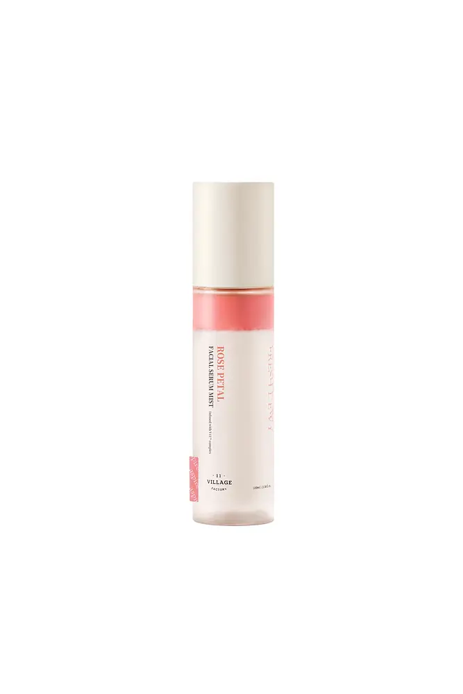 Village 11 Factory Fresh Dewy Facial Serum Mist Rose Petal