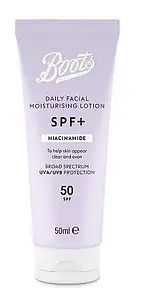 Boots SPF+ Niacinamide Moisturising Lotion SPF50