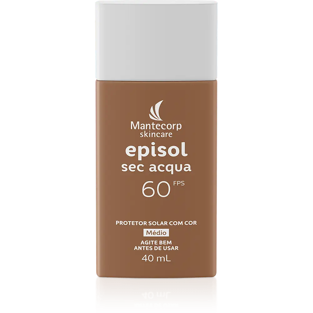 Mantecorp Episol Sec Acqua Facial Sunscreen SPF 60 Médio