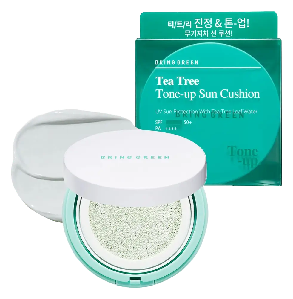 Bring Green Tea Tree Cica Tone Up Sun Cushion SPF 50+