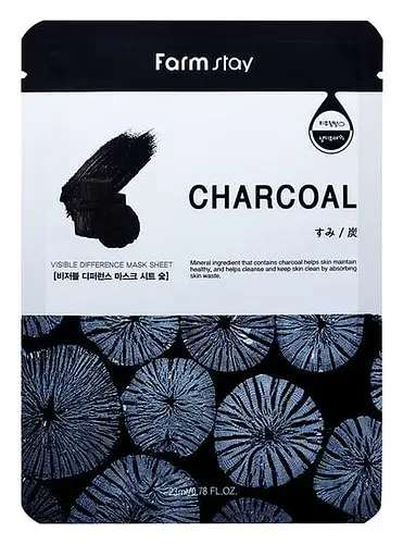 Farm Stay Visible Difference Mask Sheet Charcoal