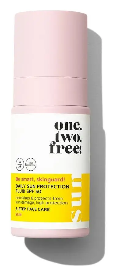 One. Two. Free! Daily Sun Protection Fluid SPF 50