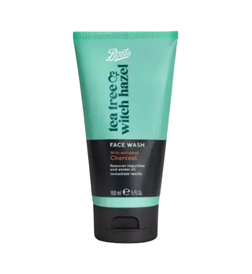 Boots Tea Tree & Witch Hazel Charcoal Facial Wash