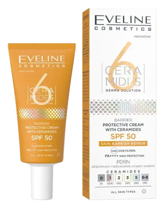 Eveline 6 Ceramides Barrier Protective Cream SPF 50