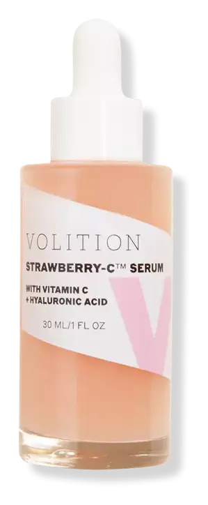 Volition Beauty Strawberry-C Brightening Serum with Vitamin C + Hyaluronic Acid