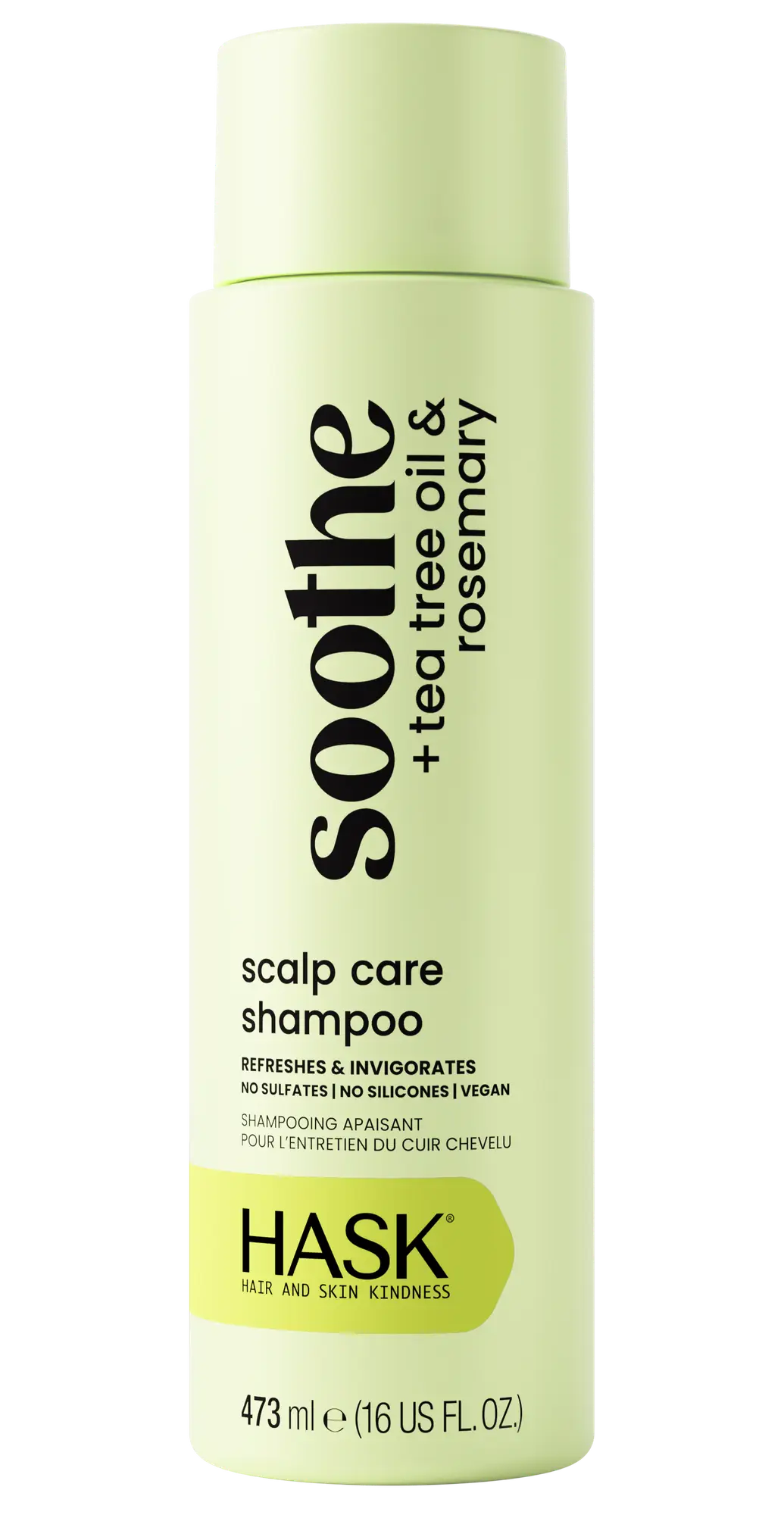 Hask Soothe + Tea Tree Oil & Rosemary Scalp Care Shampoo