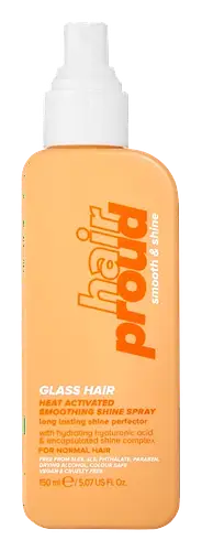 Hair Proud Glass Hair- Heat Activated Smoothing Shine Spray