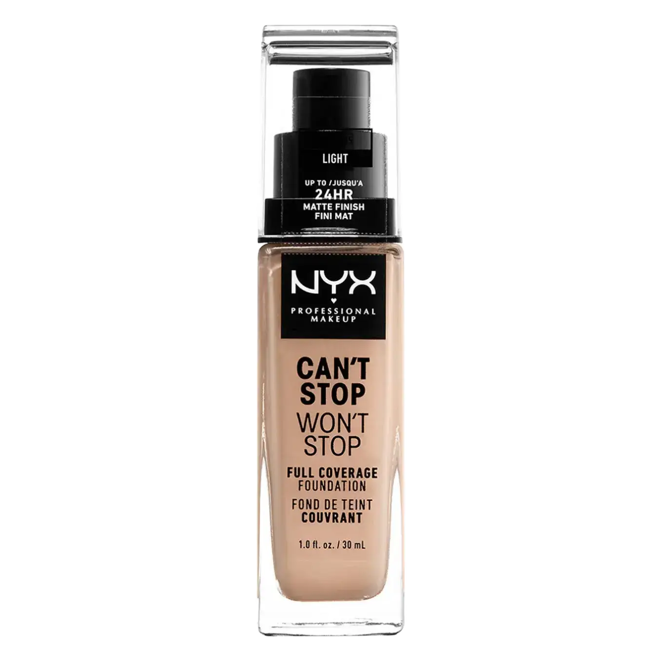NYX Cosmetics Can't Stop Won't Stop Full Coverage Foundation 05 Light