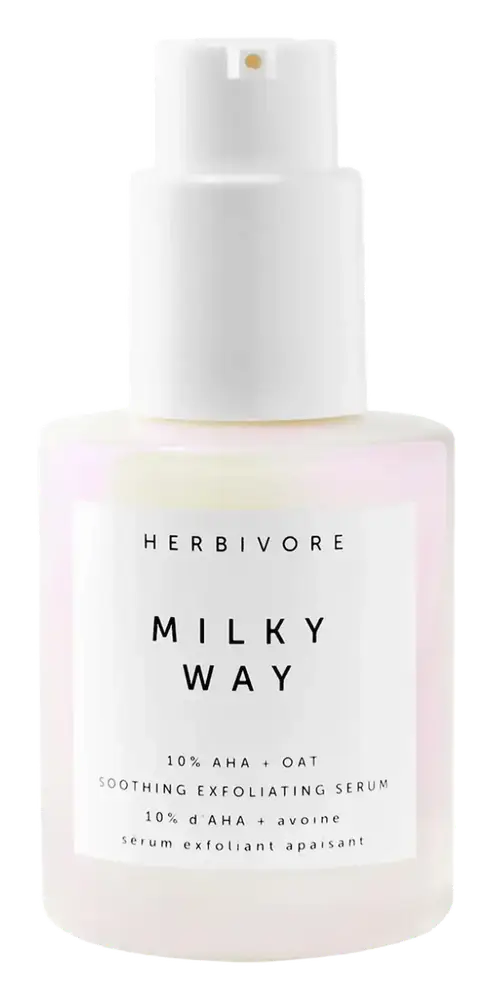 Herbivore Milky Way 10% AHA + Oat Soothing Exfoliating Serum