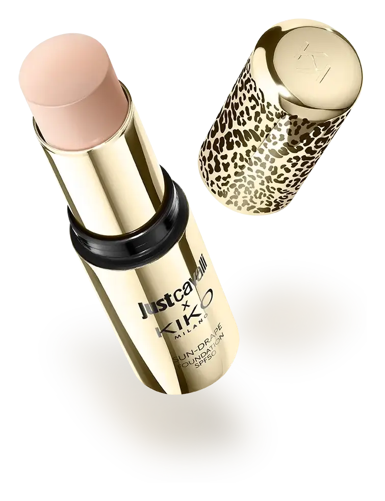 KIKO Milano Just Cavalli Sun-Drape Foundation SPF 50 04 Almond Drift