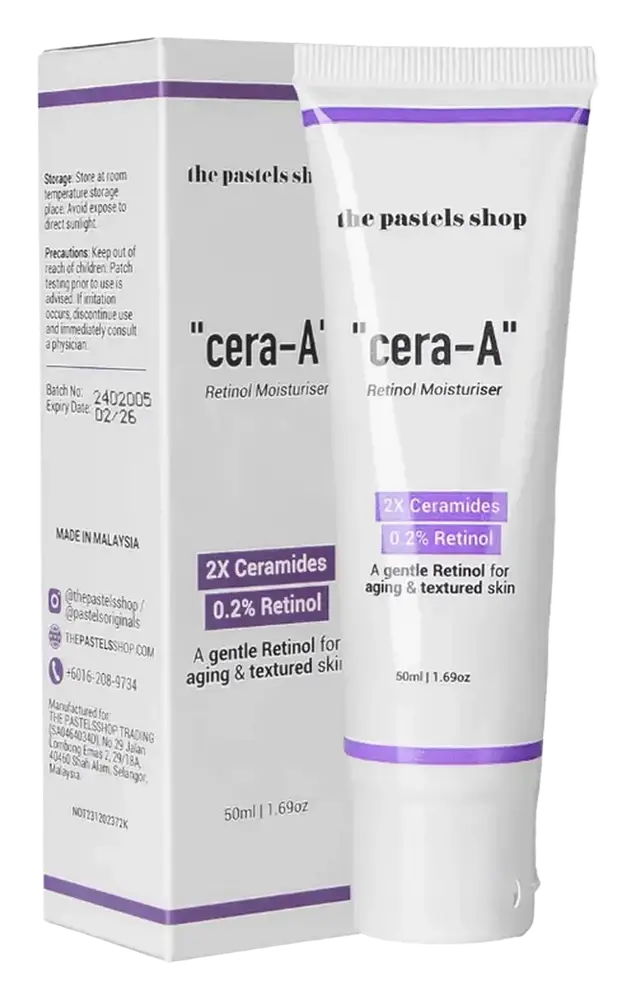 The Pastels Shop Cera-A Retinol Moisturiser