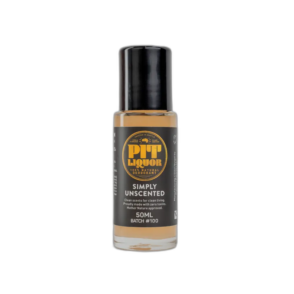 Pit Liquor Natural Deodorant Roll-On Simply Unscented
