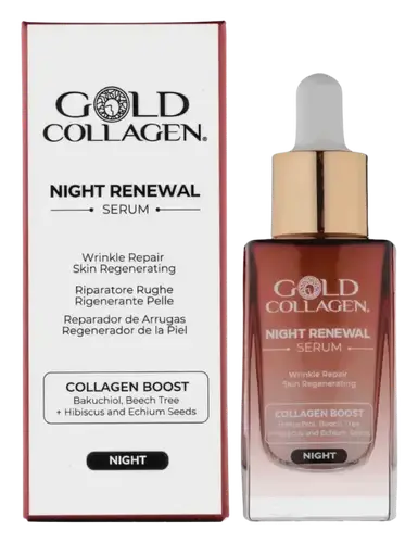 Gold Collagen Night Renewal Serum