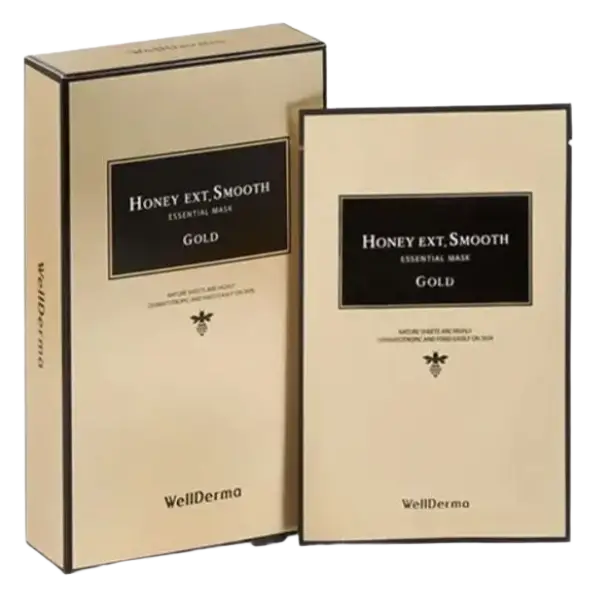 Wellderma Honey Ext. Smooth Essential Mask (Gold)