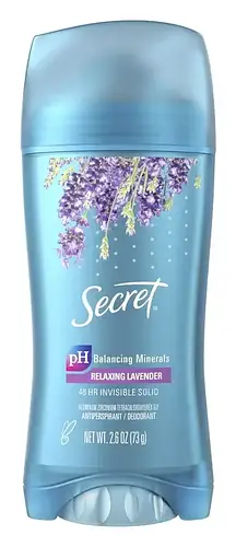 Secret Invisible Solid Antiperspirant Deodorant Relaxing Lavender