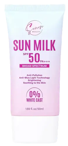 Sereese Beauty Sun Milk SPF 50 PA+++ 0% White Cast