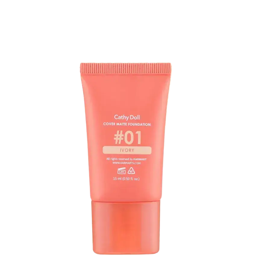 Cathy Doll Cover Matte Foundation SPF 15 PA+++ #01 Ivory