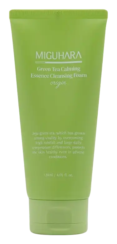 Miguhara Green Tea Calming Essence Cleansing Foam Origin