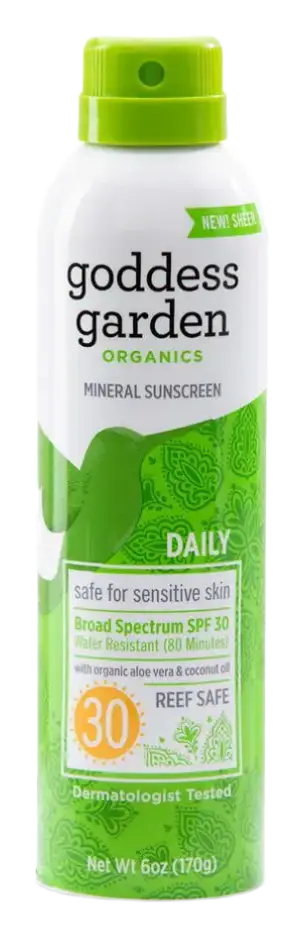 Garden of Wisdom Daily Mineral Sunscreen SPF 30 Spray