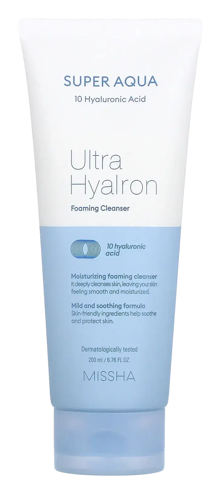 Missha Super Aqua Ultra Hyalron Foaming Cleanser