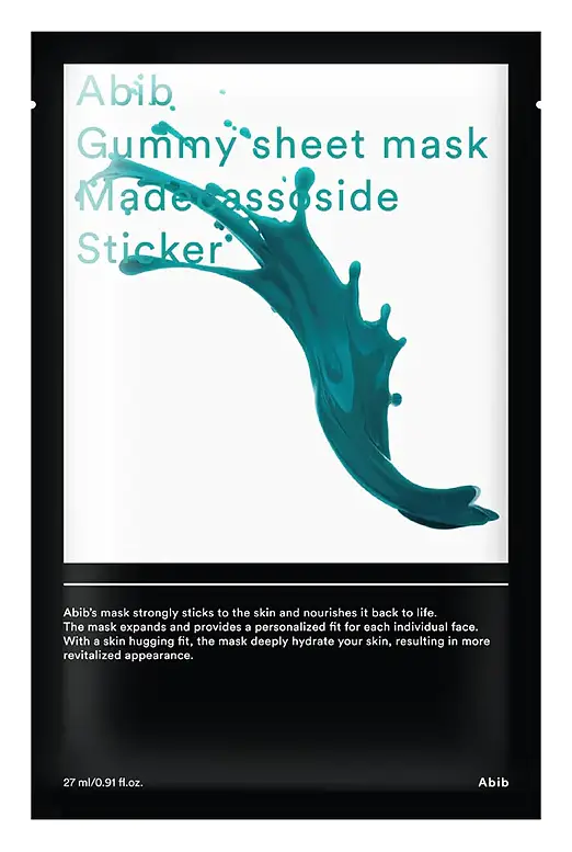 Abib Gummy Sheet Mask Sticker Madecassoside