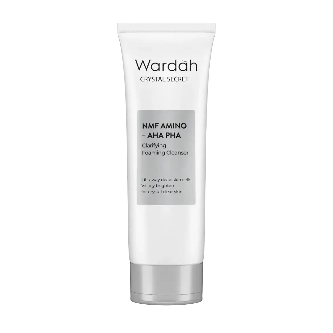 Wardah Crystal Secret NMF Amino + AHA PHA Clarifying Foaming Cleanser