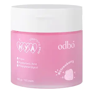 odbo Hya Cleansing Pads Strawberry Scent