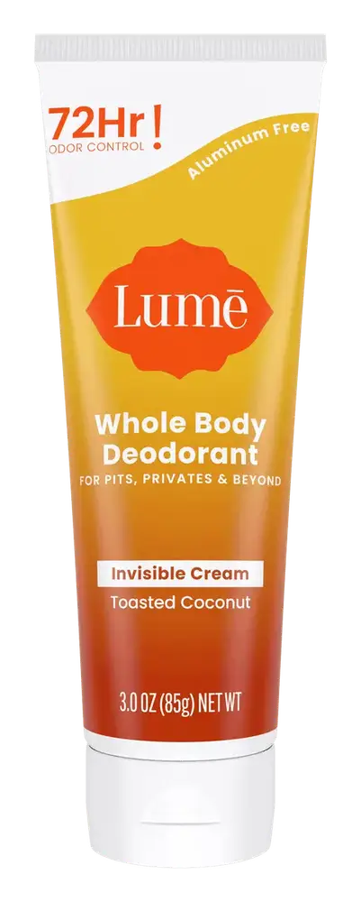 Lume Whole Body Deodorant Invisible Cream Toasted Coconut