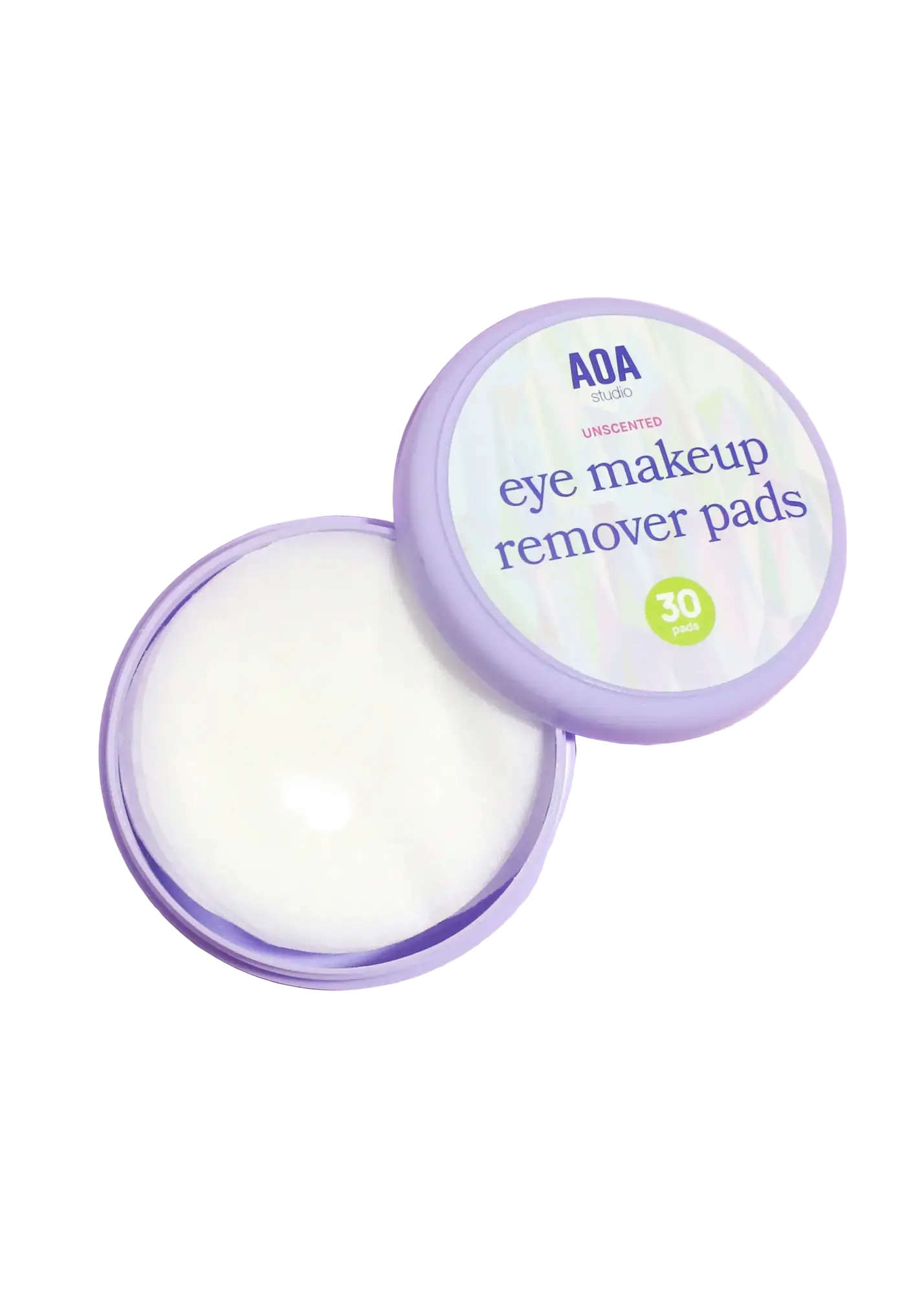 AOA Skin Eye Makeup Remover Pads Unscented