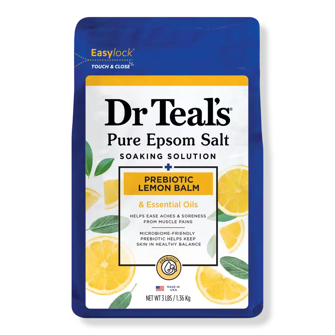 Dr Teal’s Pure Epsom Salt Soaking Solution Prebiotic Lemon Balm