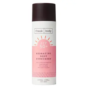 frank body SPF50+ Hydrating Body Sunscreen