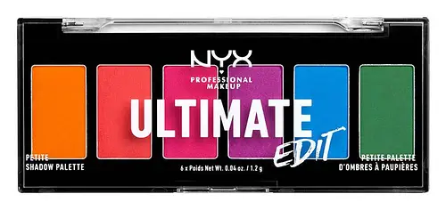 NYX Cosmetics Ultimate Edit Petite Shadow Palette Brights Brights