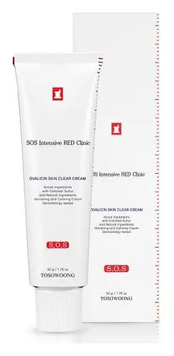 Tosowoong SOS Intensive Red Clinic Ovalicin Skin Clear Cream