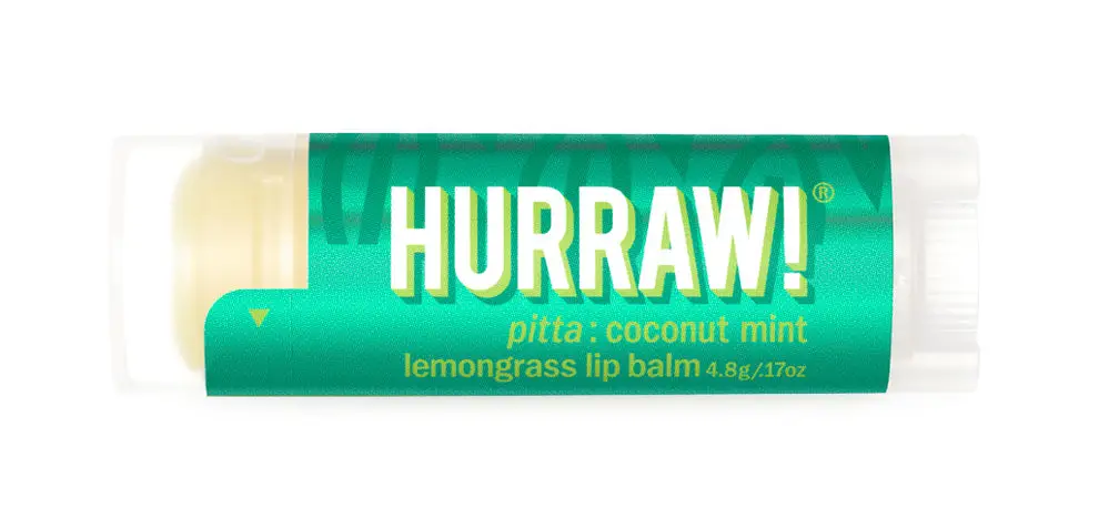 Hurraw! Ayurvedic Lip Balm Pitta: Coconut Mint Lemongrass