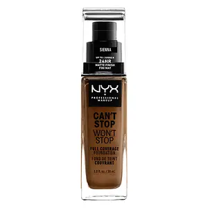 NYX Cosmetics Can't Stop Won't Stop Full Coverage Foundation 17.5 Sienna