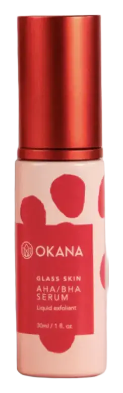 Okana Glass Skin AHA/BHA Serum Liquid Exfoliant