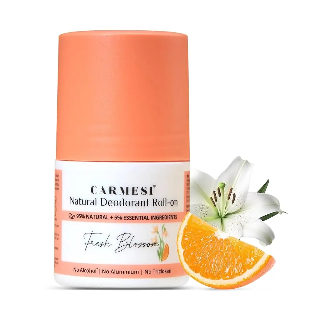 Carmesi Natural Deodorant Roll-On Fresh Blossom