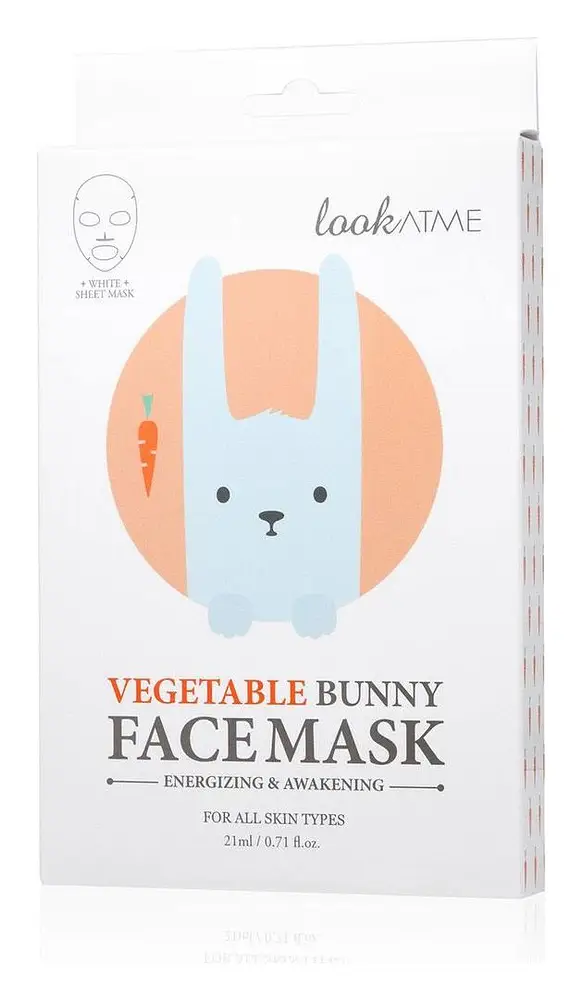lookATME Face Mask Vegetable Bunny