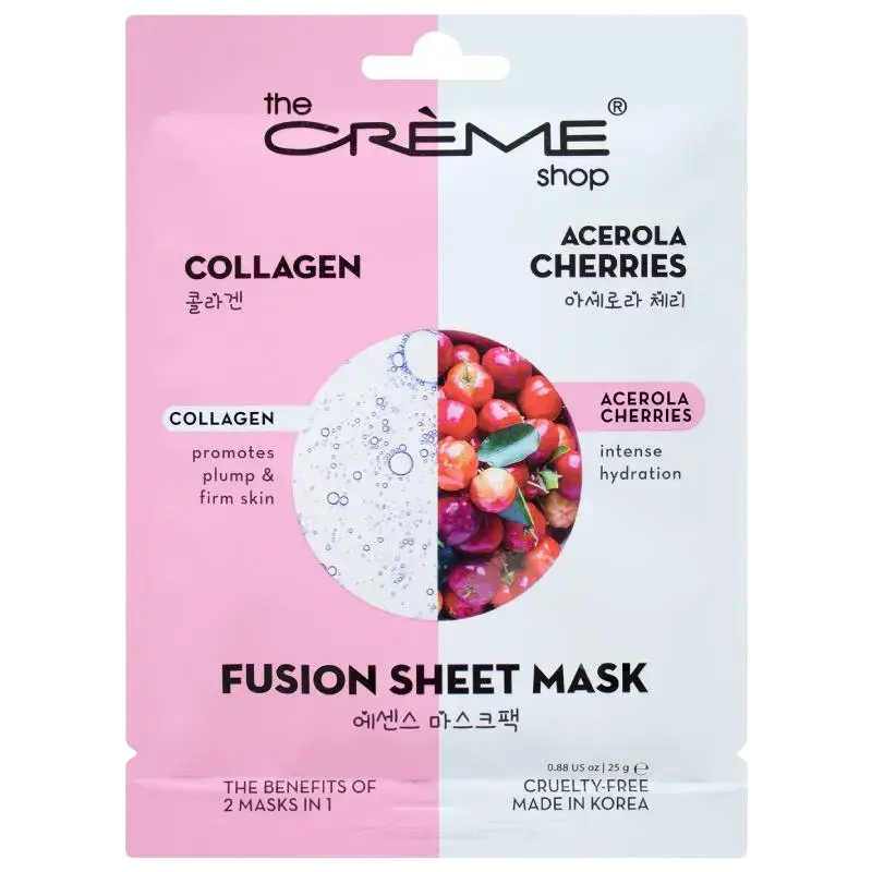 The Creme Shop Fusion Sheet Mask Collagen & Acerola Cherries
