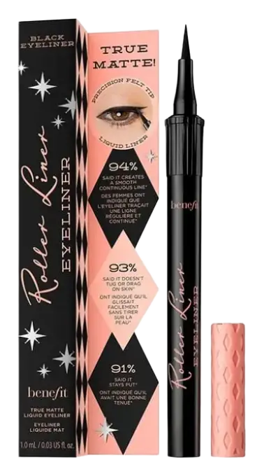 Benefit Cosmetics Roller Liner Matte Liquid Eyeliner Black