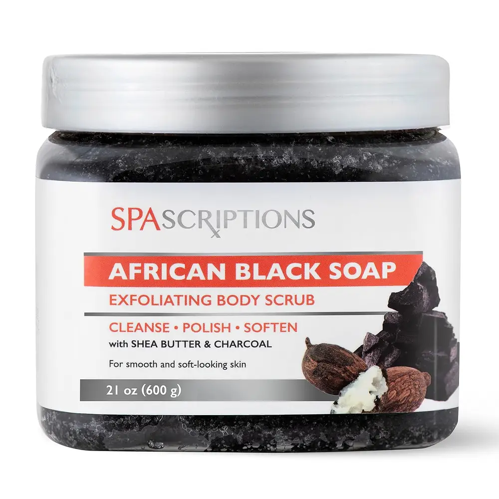 Spascriptions African Black Soap Exfoliating Body Scrub